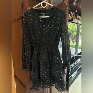 INC International Concepts - Black dress with gold detail - PP